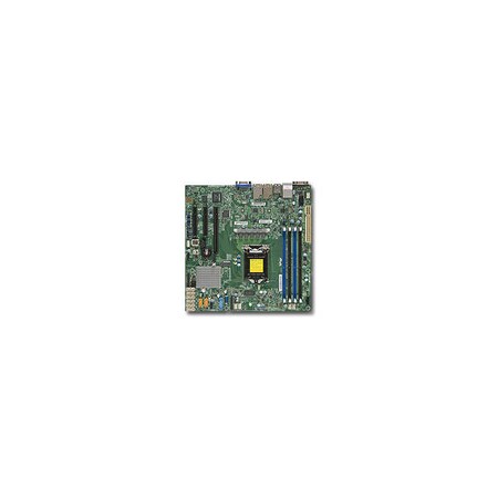Supermicro X11SSH-F-O LGA1151/Intel C236/DDR4/SATA3&USB3.0/V&2GbE/MicroATX MBD-X11SSH-F-O
